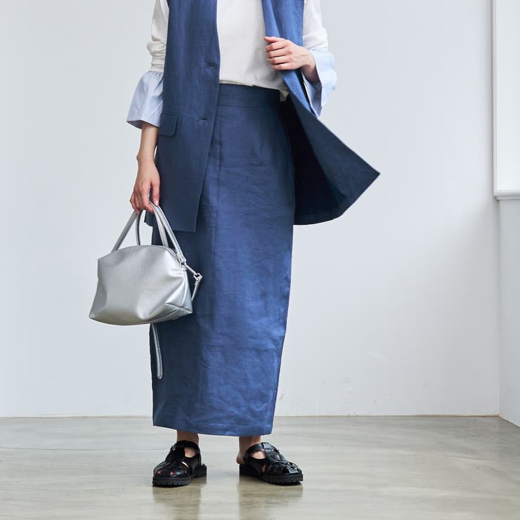 ROYAL | European Flax ナロースカート | coen【women】