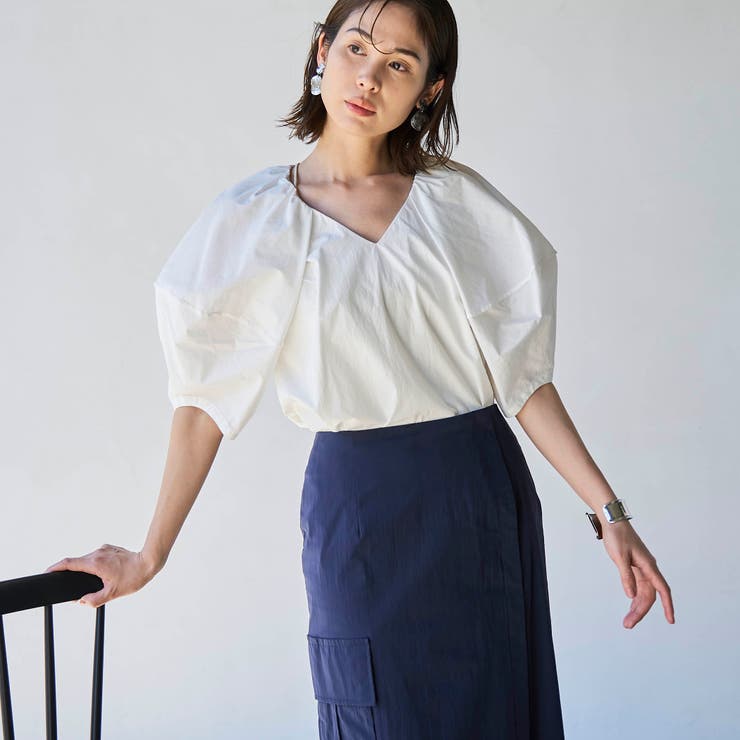 【RONEL】タックショルダーブラウス | coen【women】 | 詳細画像5 
