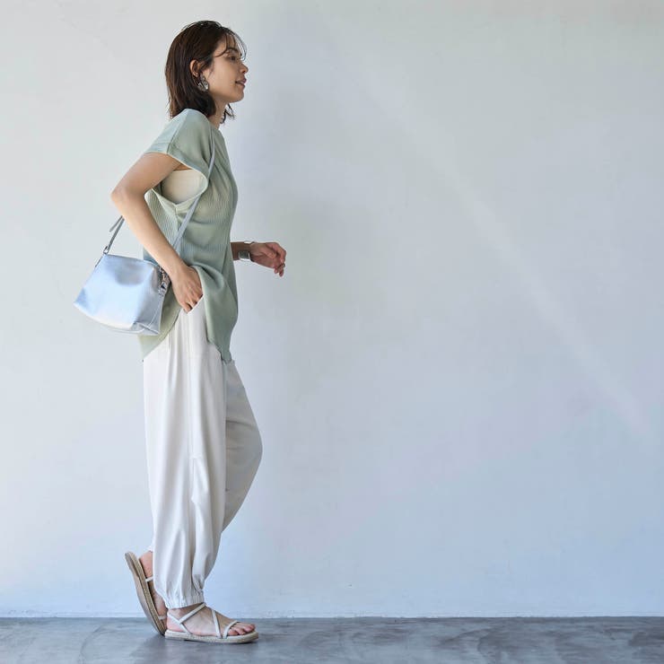 【RONEL】タックワッフルフレンチスリーブカットソー | coen【women】 | 詳細画像15 