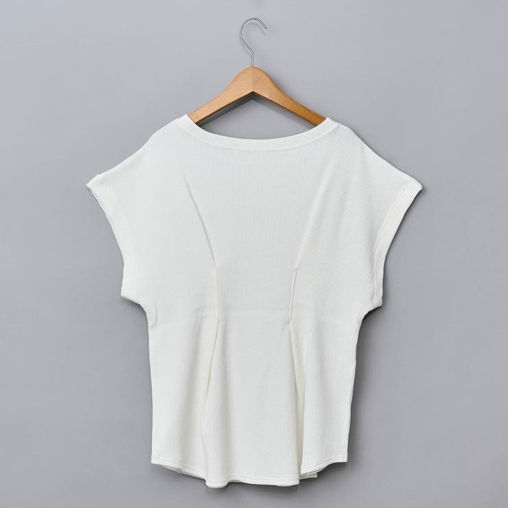 【RONEL】タックワッフルフレンチスリーブカットソー | coen【women】 | 詳細画像25 