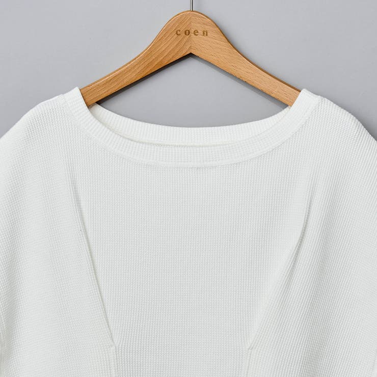 【RONEL】タックワッフルフレンチスリーブカットソー | coen【women】 | 詳細画像26 