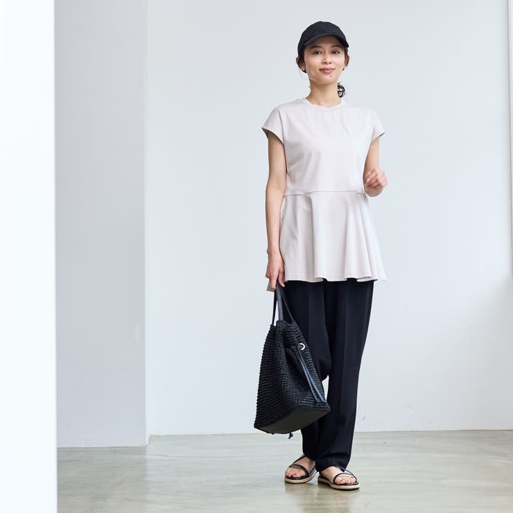 【RONEL】クリアスムースペプラムフレンチスリーブカットソー | coen【women】 | 詳細画像15 