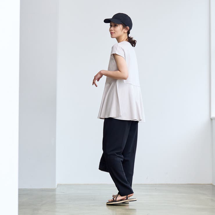 【RONEL】クリアスムースペプラムフレンチスリーブカットソー | coen【women】 | 詳細画像17 