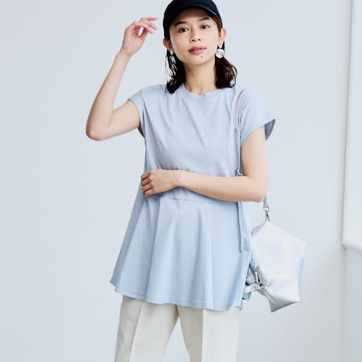 【RONEL】クリアスムースペプラムフレンチスリーブカットソー | coen【women】 | 詳細画像21 