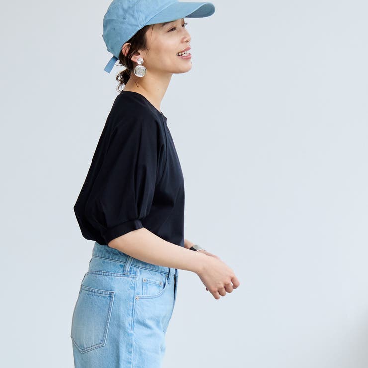 【RONEL】クリアスムースラグランスリーブカットソー | coen【women】 | 詳細画像3 