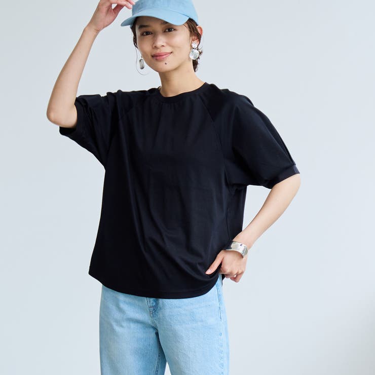 【RONEL】クリアスムースラグランスリーブカットソー | coen【women】 | 詳細画像4 