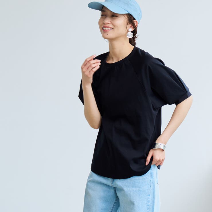 【RONEL】クリアスムースラグランスリーブカットソー | coen【women】 | 詳細画像5 