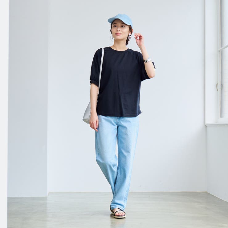 【RONEL】クリアスムースラグランスリーブカットソー | coen【women】 | 詳細画像7 