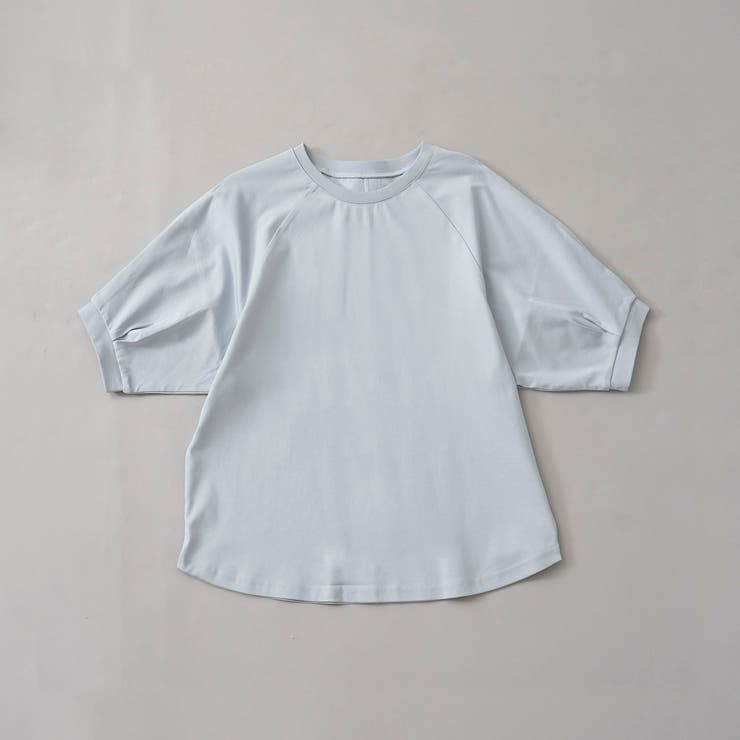 LT.BLUE | 【RONEL】クリアスムースラグランスリーブカットソー | coen【women】