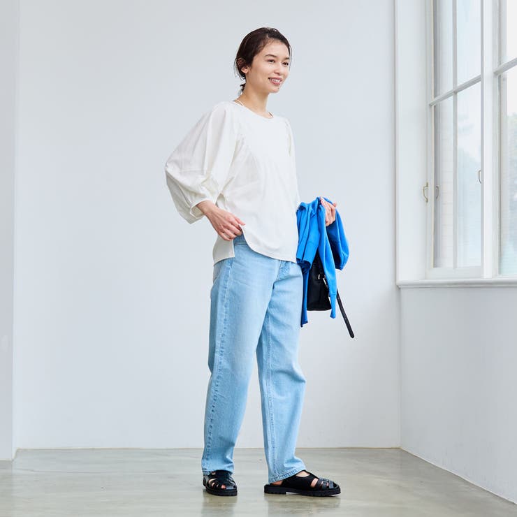 【RONEL】クリアスムースボリュームスリーブカットソー | coen【women】 | 詳細画像9 