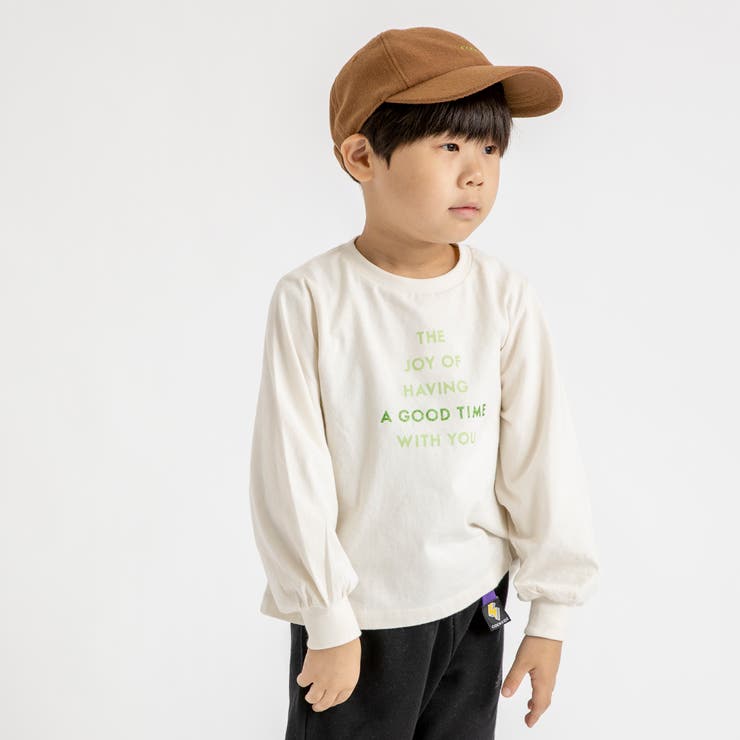 【coen キッズ】フォントプリントパフスリーブTシャツ | coen【kids】 | 詳細画像1 