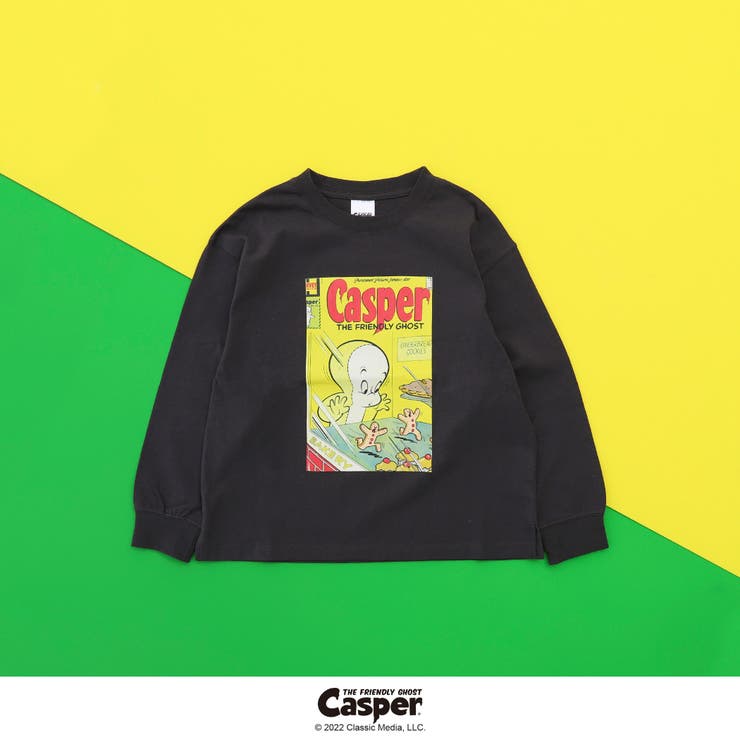 Casper 別注プリントロングスリーブTシャツ（WEB限定サイズ)[品番