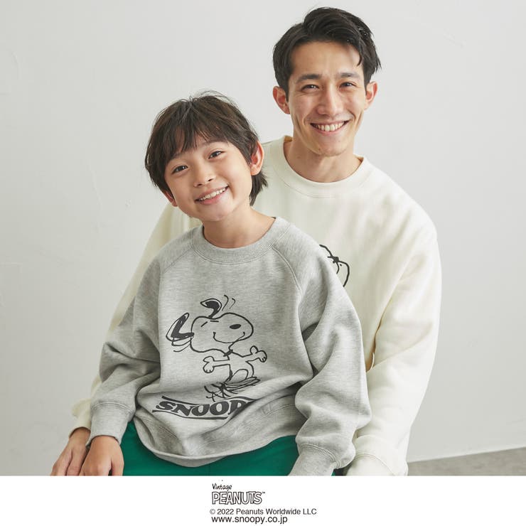 PEANUTS クルーネックビッグスウェット22FW[品番：COEW0003888]｜coen