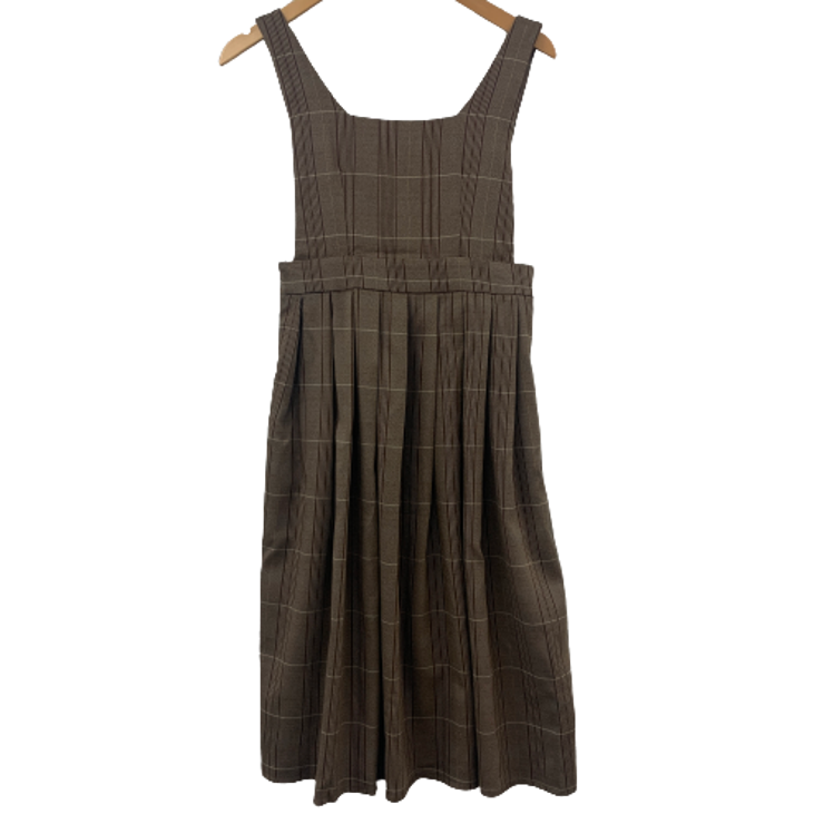 最終★極美品♡BURBERRY ノバチェック♡ティアードワンピ♡ジャンスカ♡ロゴ バーバリーブルーレーベル ノバチェック ワンピース ロゴ刺繍