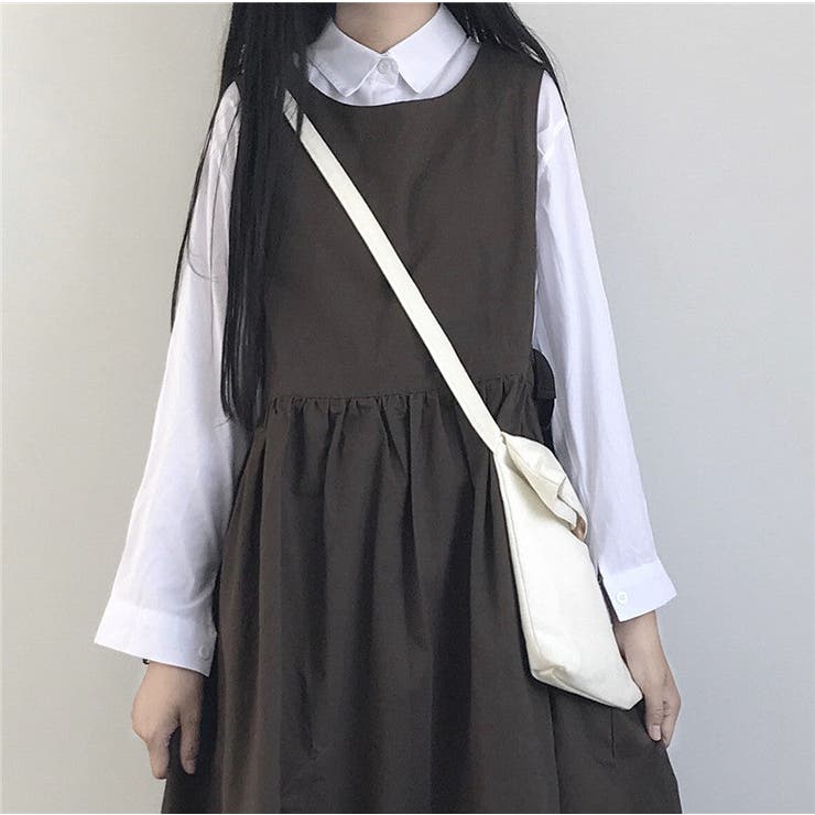 専用です [なさま　ワンピースとブラウスの2点] ワンピース ブラウス 2点セット 丸襟 襟 長袖 フリル ウエスト