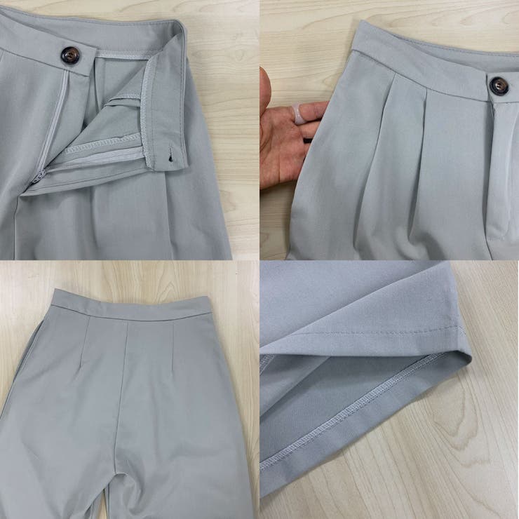 セットアップ 2点セット ショート ジャケット ワイド パンツ