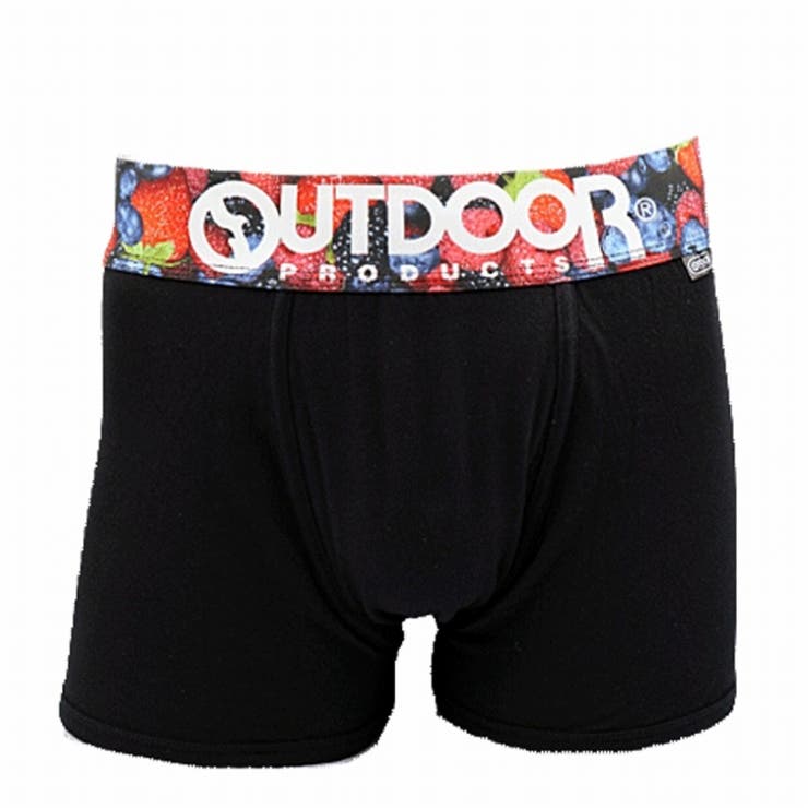 M】OUTDOOR メンズ ブラックボクサーパンツ ベリー 90A 下着 前閉じ