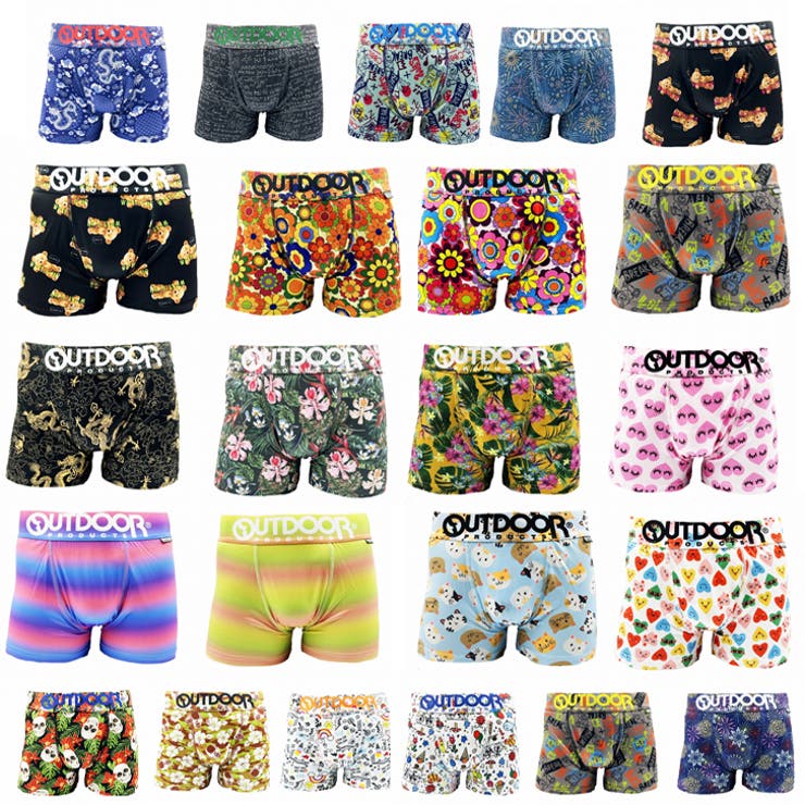 【フィット10枚組】OUTDOORメンズボクサーパンツ太ゴム限定10枚組福袋