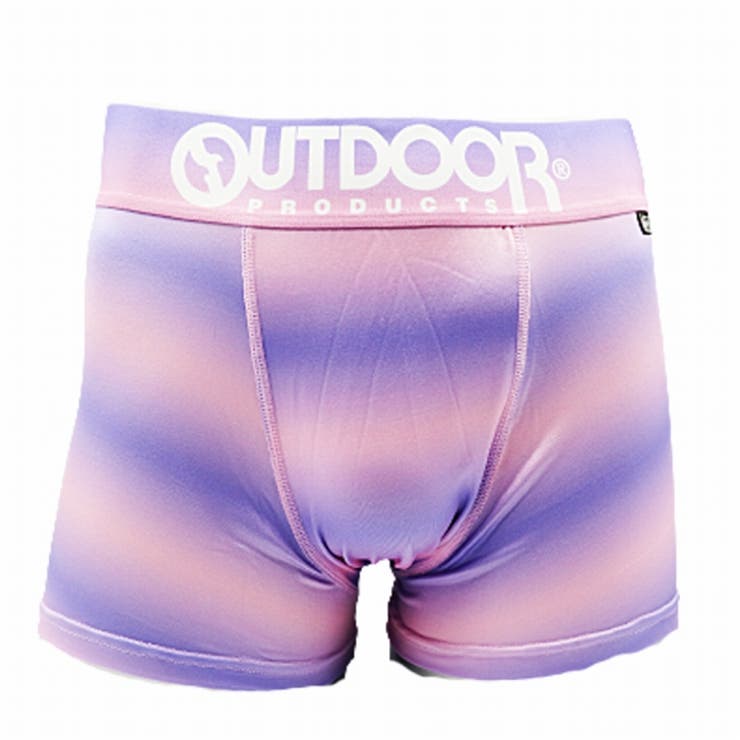 メンズ ボクサーパンツ グラデーション パープル 下着 前閉じ OUTDOOR | COMPLETE | 詳細画像2 