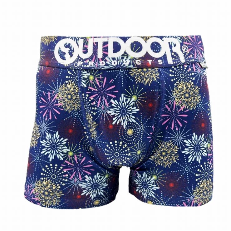 メンズ ボクサーパンツ 花火 290ネイビー 下着 前閉じ OUTDOOR | COMPLETE | 詳細画像2 