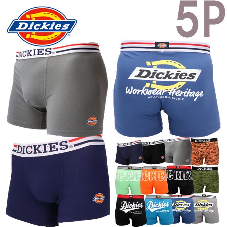 Dickies メンズ ボクサーパンツ 5枚組選べる2タイプ ディッキーズ[品番：CPLM0002253]｜COMPLETE（コンプリート）の ...