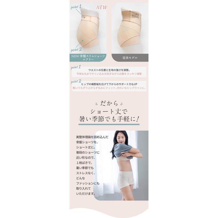 シームレス骨盤スリムショーツエアリー | 芦屋美整体 | 詳細画像6 