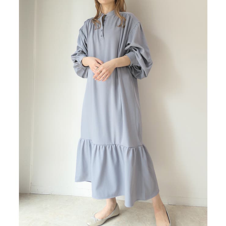 スタンドカラー裾切り替えシャツワンピース 品番 Triw Corners コーナーズ のレディースファッション通販 Shoplist ショップリスト