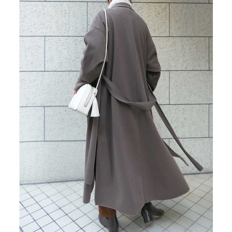 ダブルフェイスサイドスリットオーバーサイズロングコート 品番 Triw Corners コーナーズ のレディースファッション通販 Shoplist ショップリスト