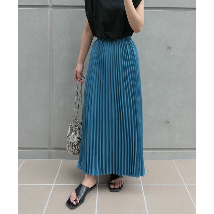 ジョーゼットプリーツロングスカート スカート ロングスカート | CORNERS  | 詳細画像4 