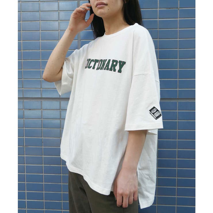 Dictionaryカレッジロゴオーバーサイズtシャツ 品番 Triw Corners コーナーズ のレディース ファッション通販 Shoplist ショップリスト