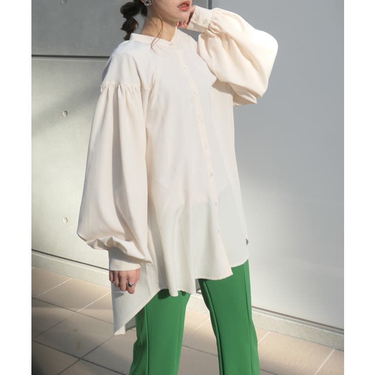 ボリュームスリーブバンドカラーブラウス | CORNERS  | 詳細画像13 