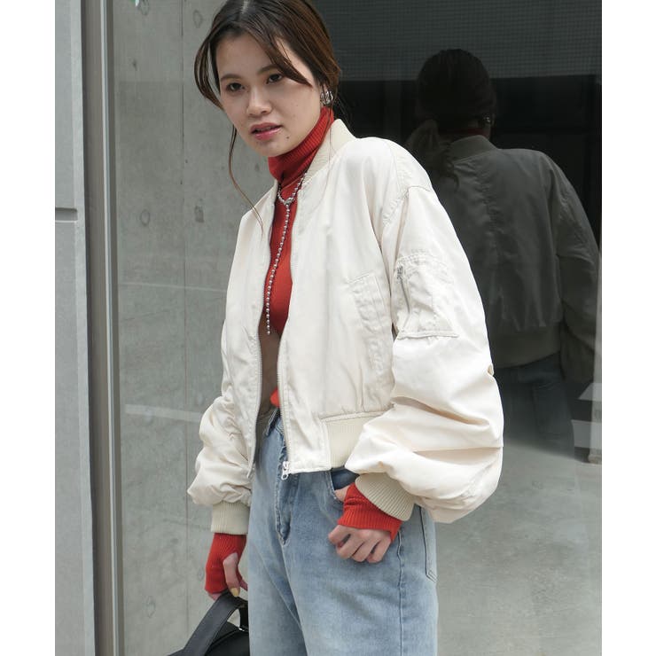 極美品 セルフォード 24SS バリエーション ショートMA-1 デニム
