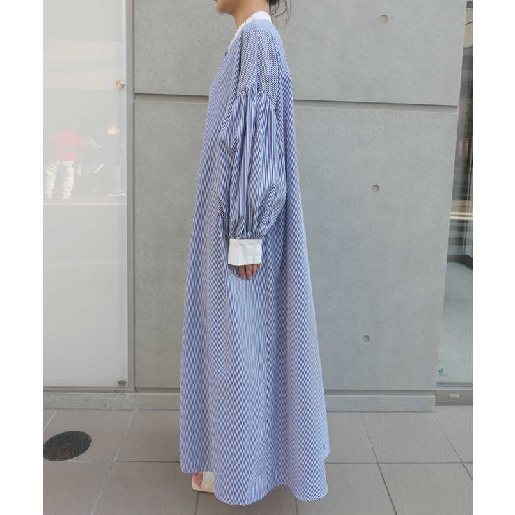 CORNERS by KR ボリュームスリーブストライプシャツワンピース | CORNERS  | 詳細画像11 