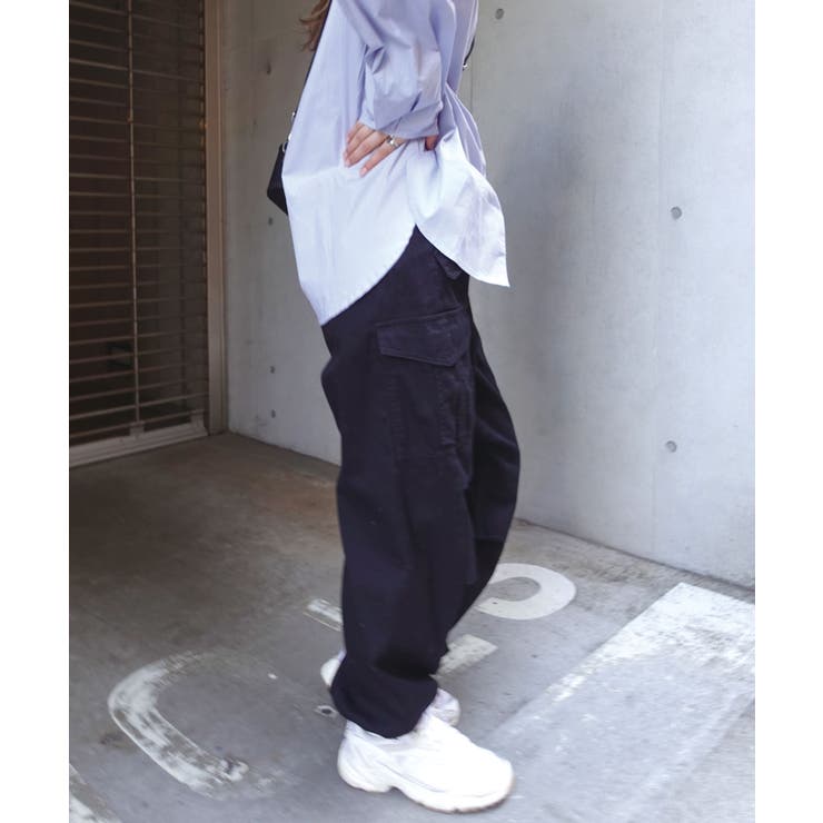 サスペンダー付きカーゴパンツ[品番：TRIW0003283]｜CORNERS