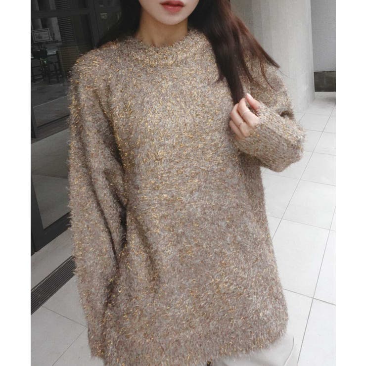 グリッターラメニットトップス | CORNERS  | 詳細画像7 