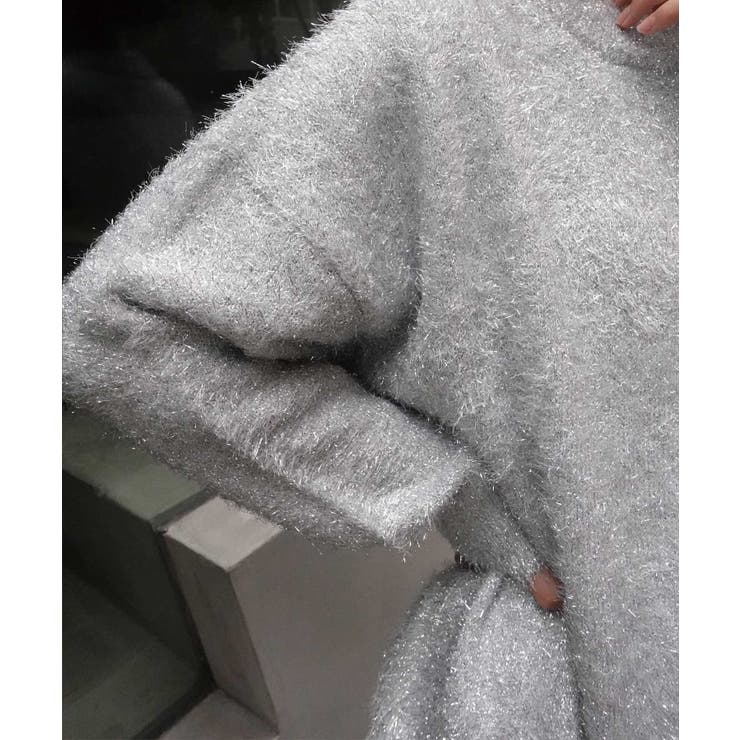 グリッターラメニットトップス | CORNERS  | 詳細画像3 