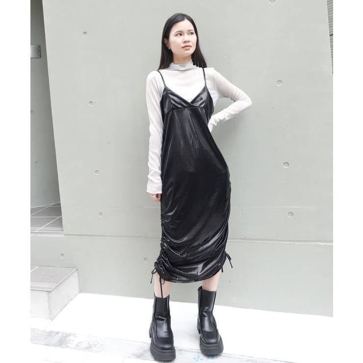 キャミワンピース THE SHOP TK ワンピース 3Dレースキャミワンピ : ZOZOTOWN Yahoo