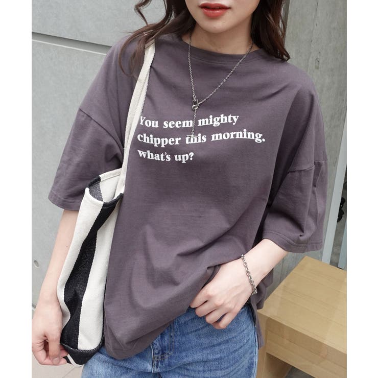 売れ筋商品|||イーブン アンド オド Tシャツ レディース トップス Print T-shirt - egret イーグルプリントTシャツ[品番：TRIW0003173]｜CORNERS