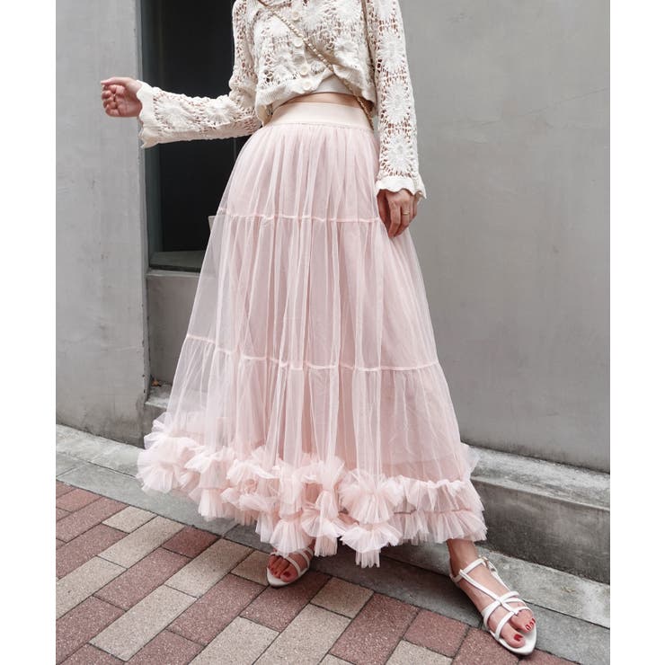 チュールティアードスカート フリル ディズニー | CORNERS  | 詳細画像23 