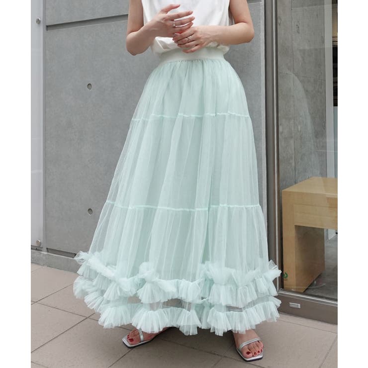 チュールティアードスカート フリル ディズニー | CORNERS  | 詳細画像20 