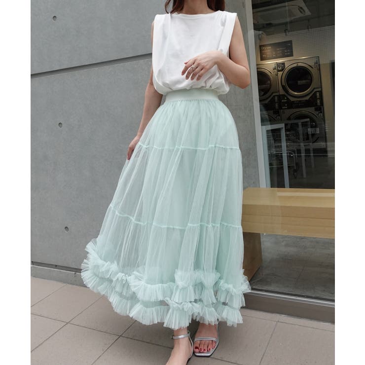 チュールティアードスカート フリル ディズニー | CORNERS  | 詳細画像17 