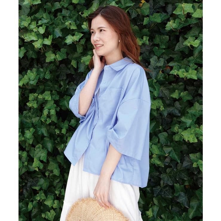 ビッグハーフスリーブシャツ[品番：TRIW0003260]｜CORNERS