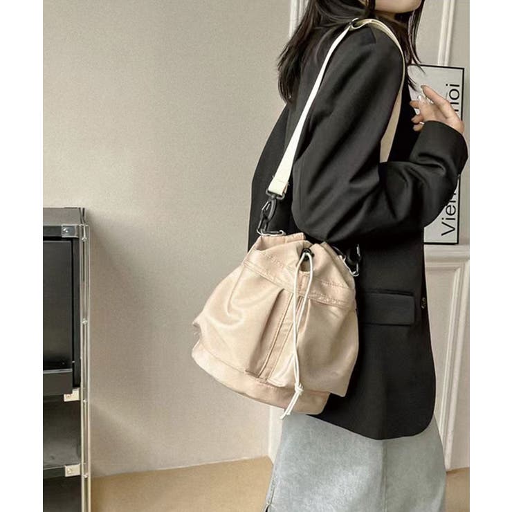 2wayドローストリングナイロンバッグ | CORNERS  | 詳細画像4 