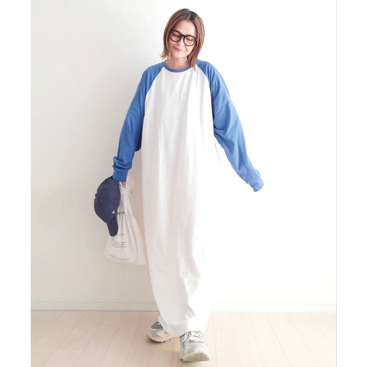 CUNE ラグランワンピース ラグラン Tシャツ キューン ワンピ DDDC ラグランワンピース｜ウサギがいる｜CUNE ONLINE STORE