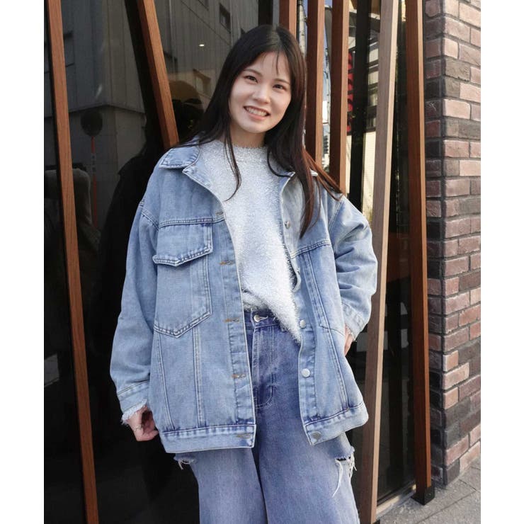 Re:room】VINTAGE DROP SHOULDER DENIM JACKET［REJ113］ | #Re