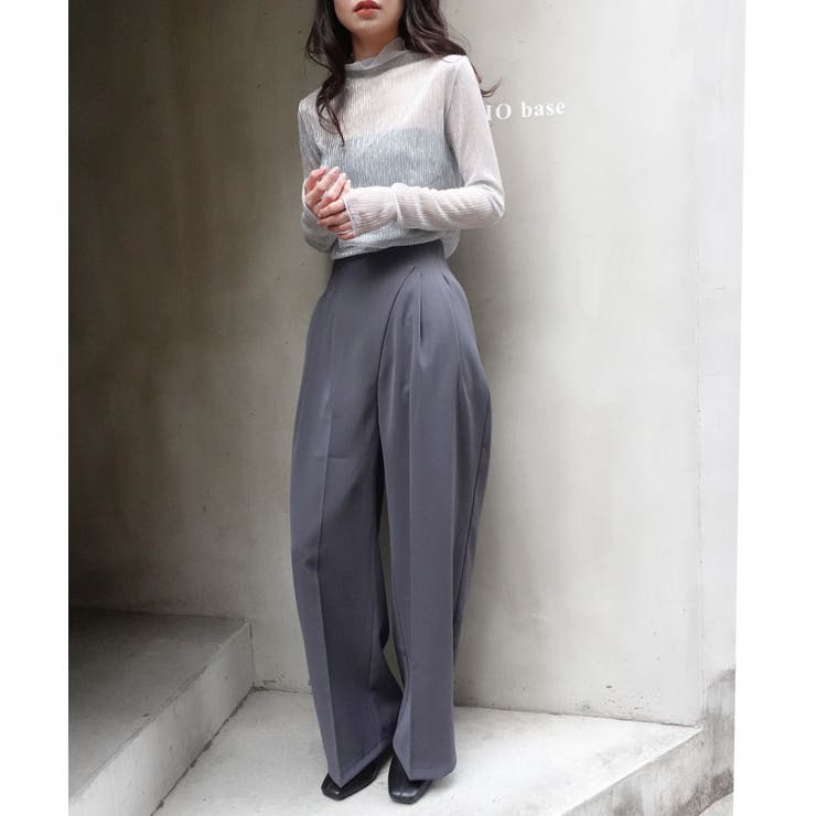 ハイウエストタックパンツ[品番：TRIW0003633]｜CORNERS （コーナーズ）のレディースファッション通販｜SHOPLIST（ショップリスト）