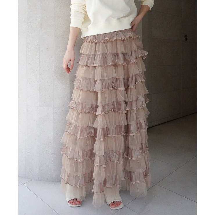 オーガンジー×チュールティアードスカート | CORNERS  | 詳細画像18 