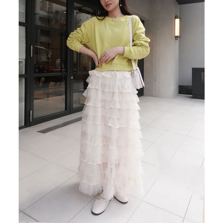 オーガンジー×チュールティアードスカート | CORNERS  | 詳細画像15 