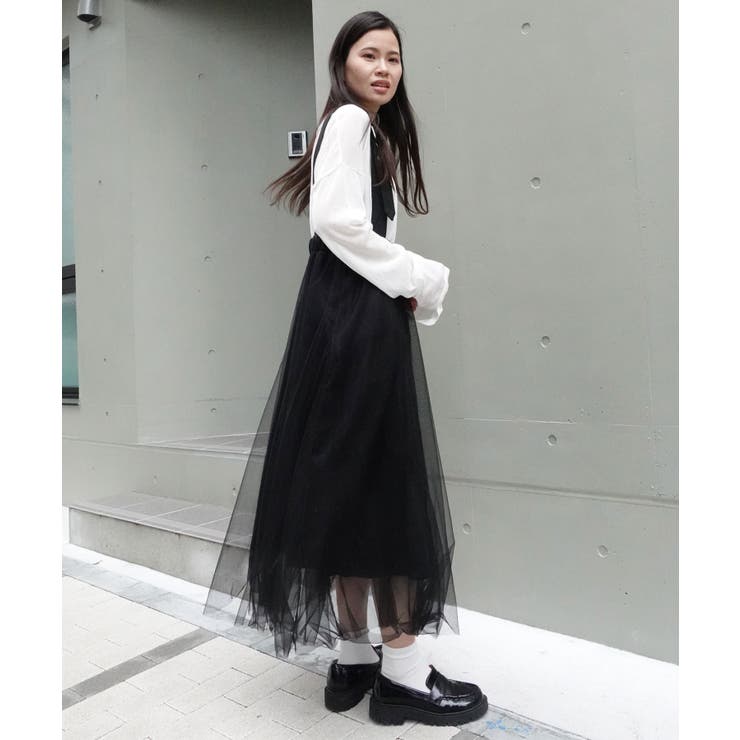 花柄のサスペンダードレス – KUOSE.com