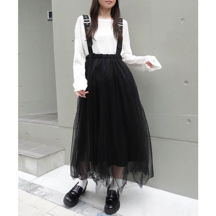 サスペンダースカート（ロング・マキシ丈スカート）｜Spick and